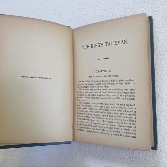 Rare Vintage 1889 The Kings Talisman Book by Sylvanus Cobb Jr. - Picture 7 of 16